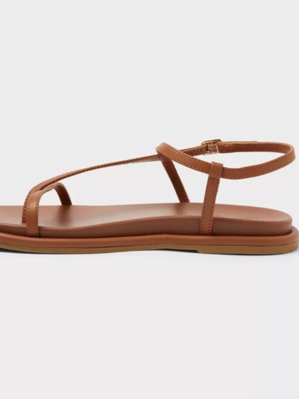 NWT Universal Thread Strappy Sandals, Cognac Flat Sandals, Sz 7.5 Dolce Vita Dom - Picture 2 of 8